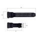 Ремінець для годинника Skmei 1688BK Black 1010 фото 3